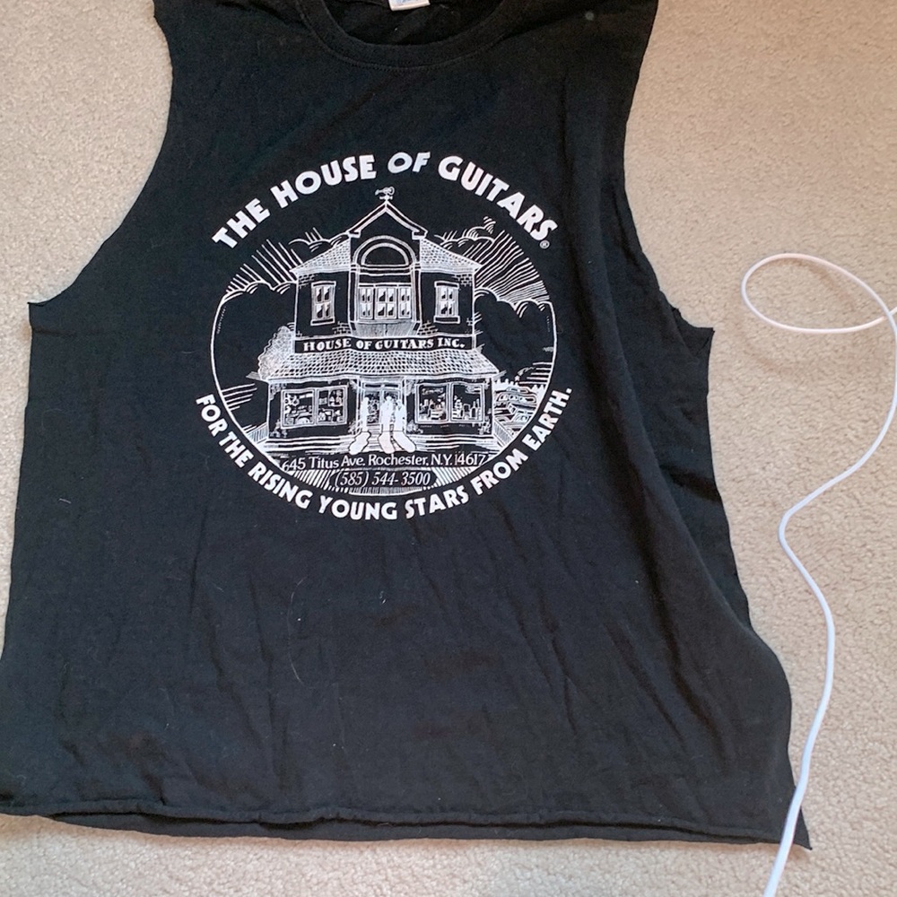 House of guitars tank top